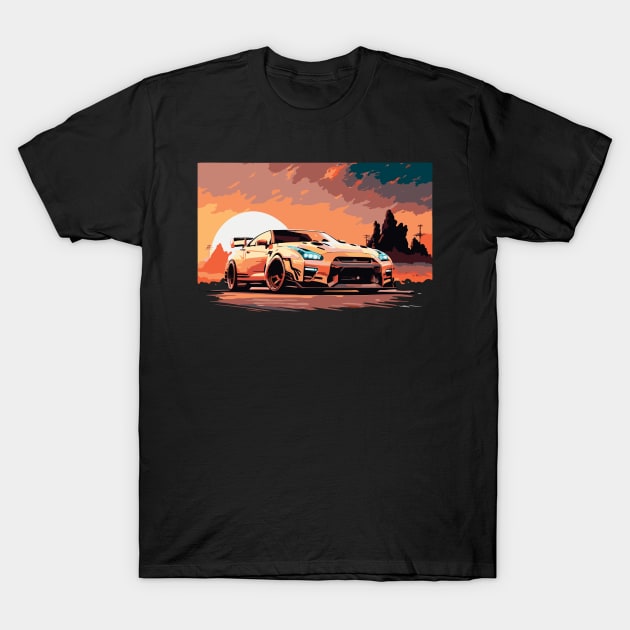 Nissan GTR T-Shirt by remixer2020